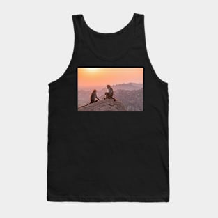 Hampi temple monkeys, India Tank Top